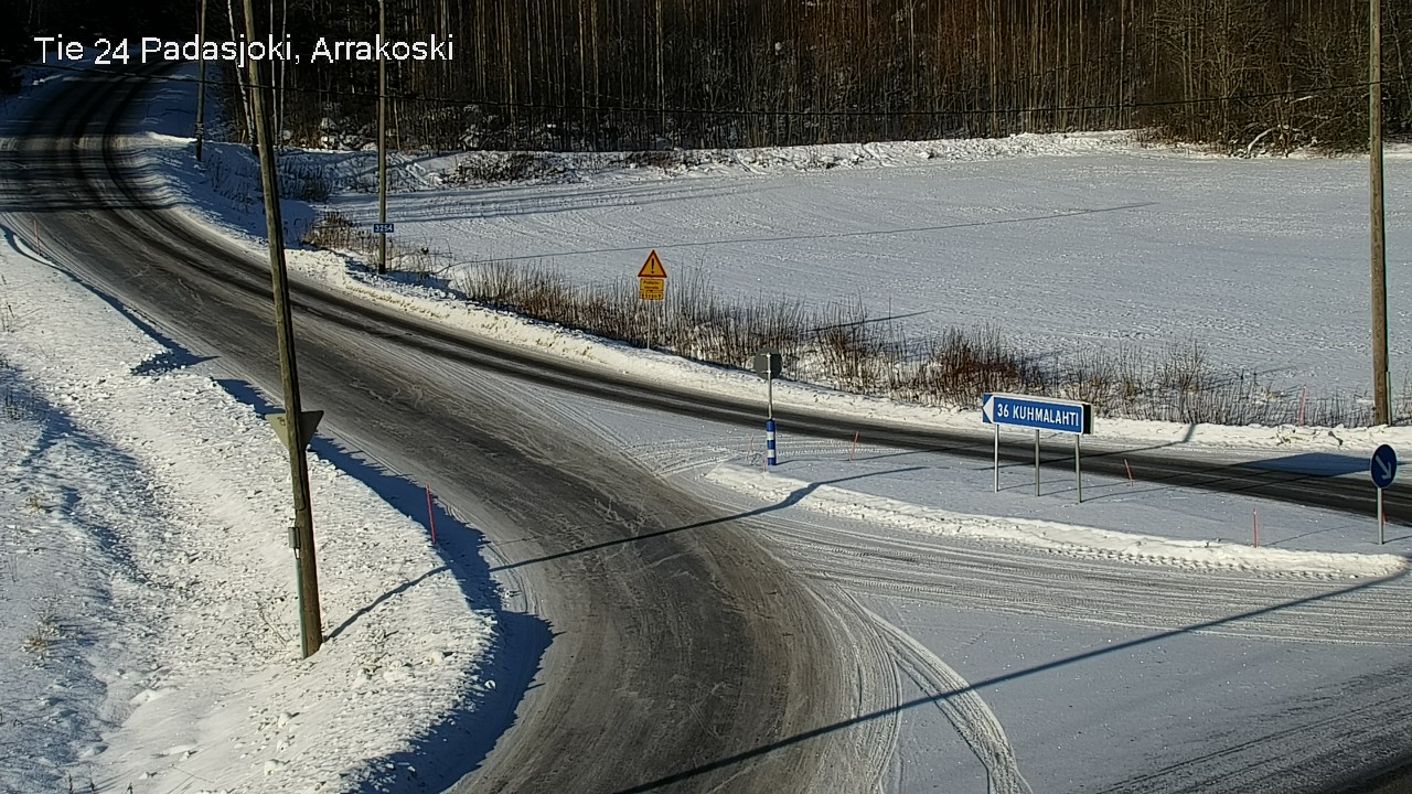 Weather Camera Image Väg 24 Padasjoki, Arrakoski, Padasjoki, Päijät-Häme