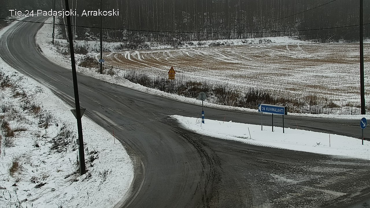 Weather Camera Image Väg 24 Padasjoki, Arrakoski, Padasjoki, Päijät-Häme
