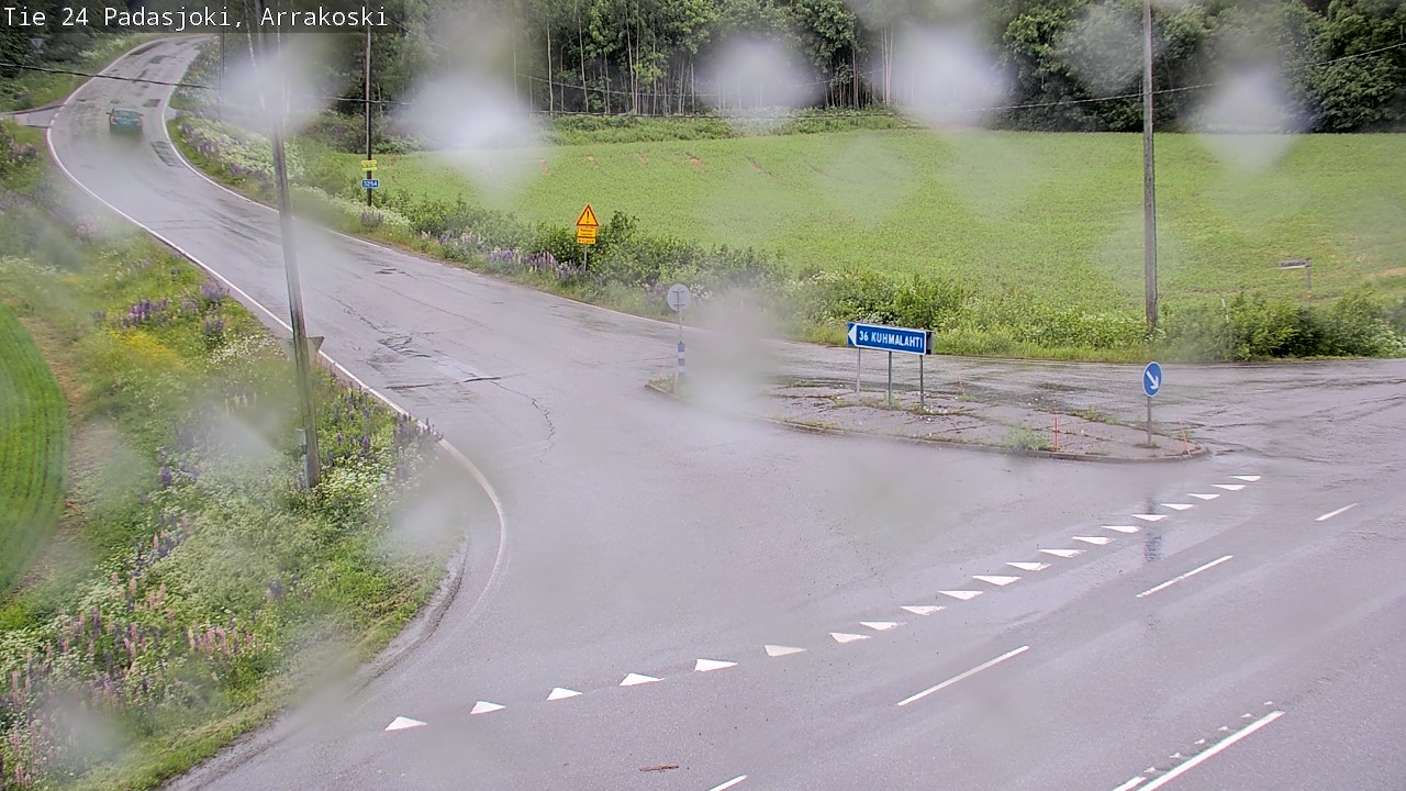 Weather Camera Image Väg 24 Padasjoki, Arrakoski, Padasjoki, Päijät-Häme