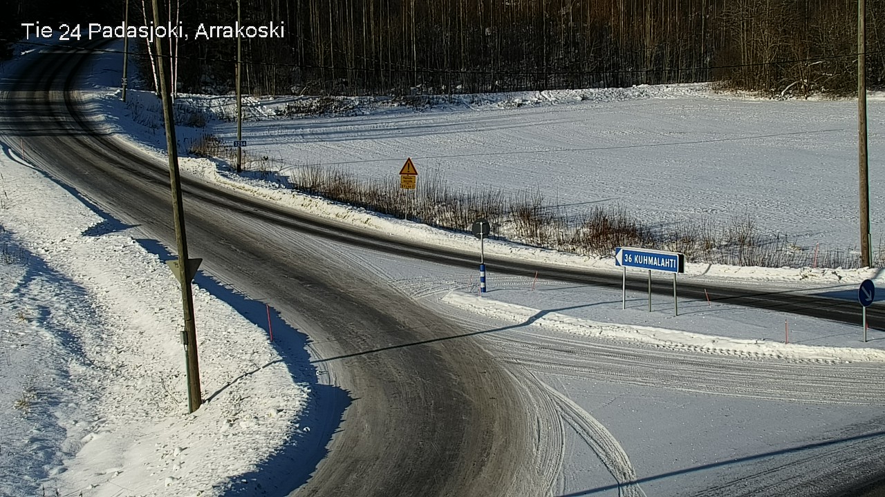 Weather Camera Image Väg 24 Padasjoki, Arrakoski, Padasjoki, Päijät-Häme
