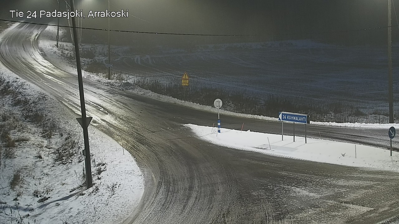 Weather Camera Image Väg 24 Padasjoki, Arrakoski, Padasjoki, Päijät-Häme