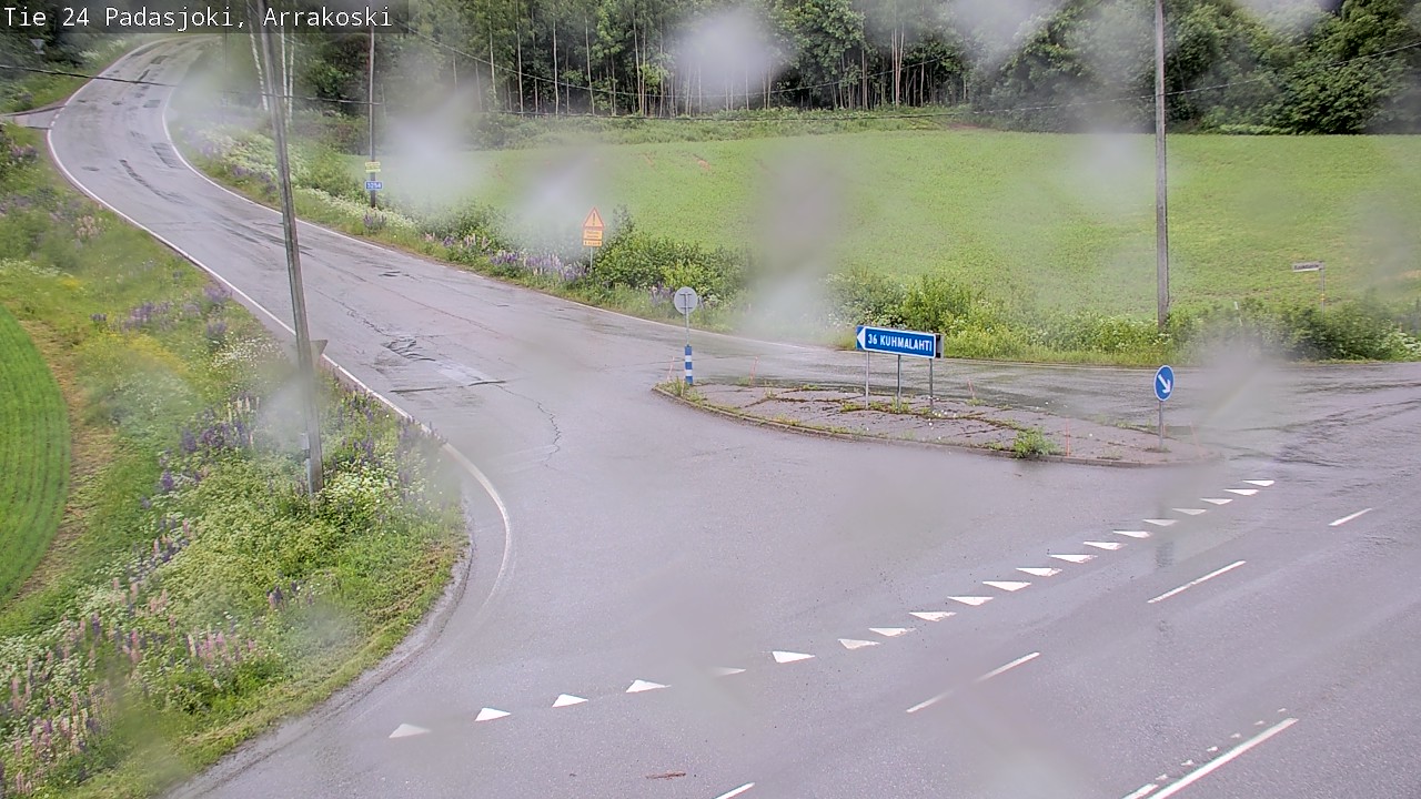 Weather Camera Image Road 24 Padasjoki, Arrakoski, Padasjoki, Päijät-Häme
