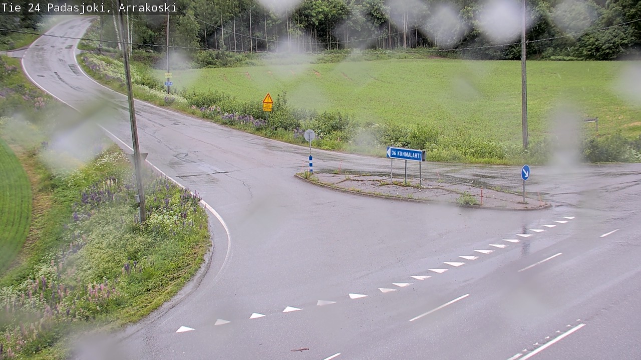Weather Camera Image Väg 24 Padasjoki, Arrakoski, Padasjoki, Päijät-Häme