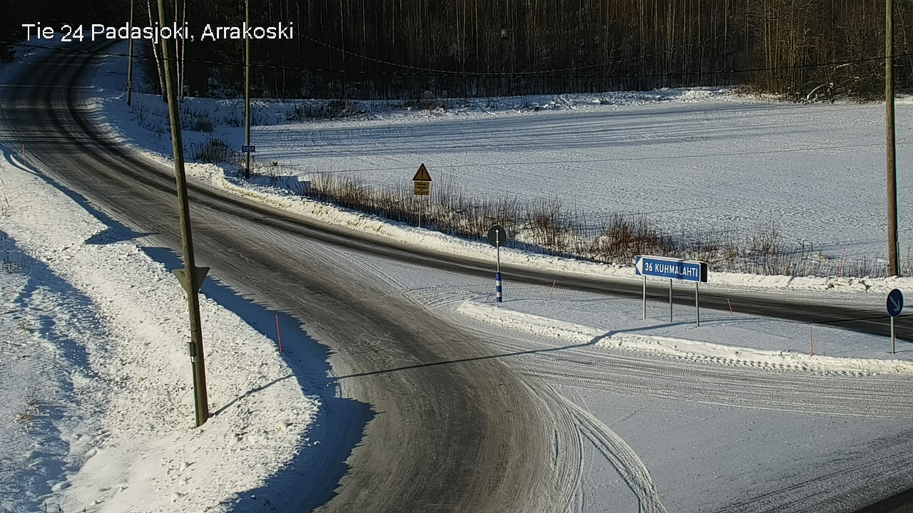 Weather Camera Image Road 24 Padasjoki, Arrakoski, Padasjoki, Päijät-Häme