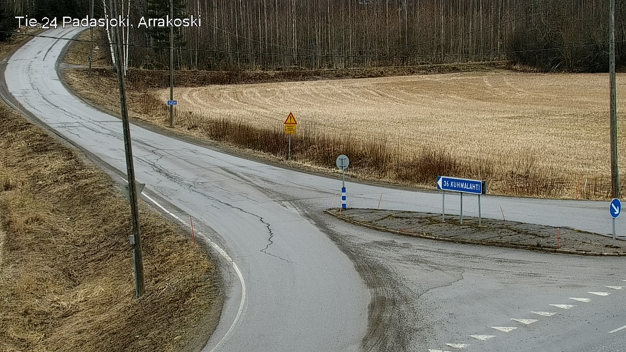 Weather Camera Image Road 24 Padasjoki, Arrakoski, Padasjoki, Päijät-Häme