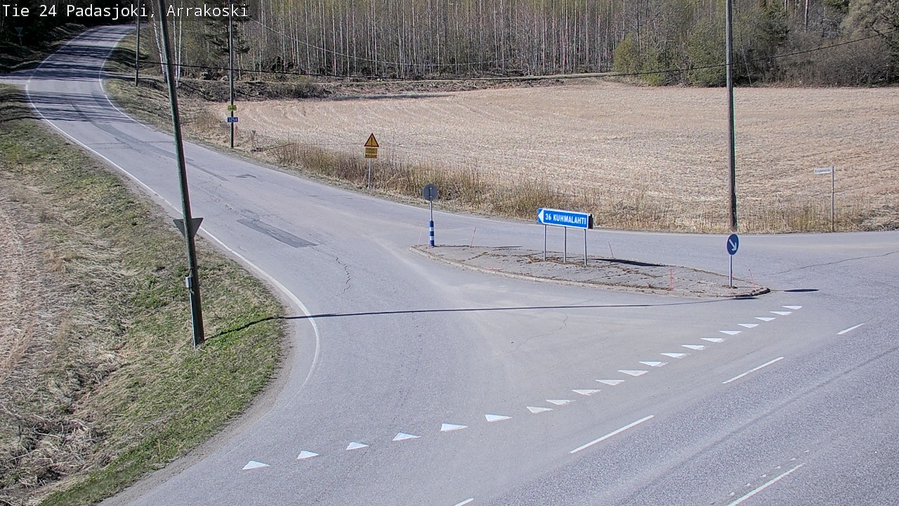 Weather Camera Image Road 24 Padasjoki, Arrakoski, Padasjoki, Päijät-Häme