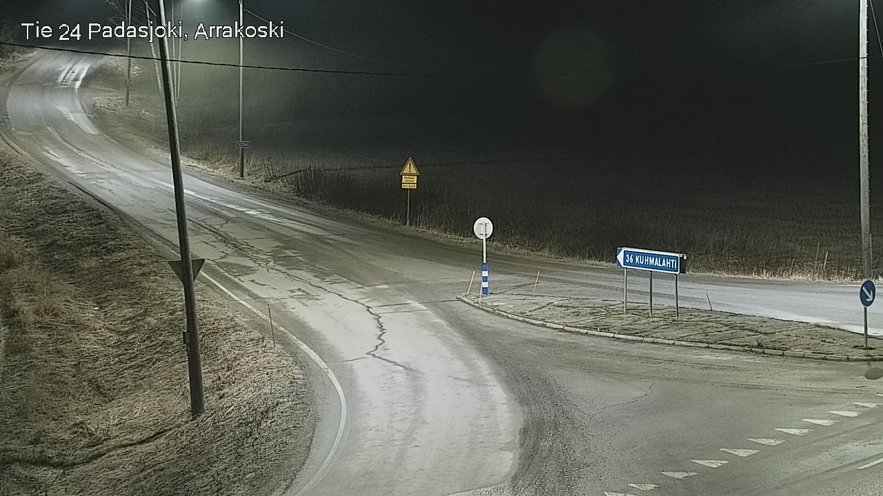 Weather Camera Image Väg 24 Padasjoki, Arrakoski, Padasjoki, Päijät-Häme