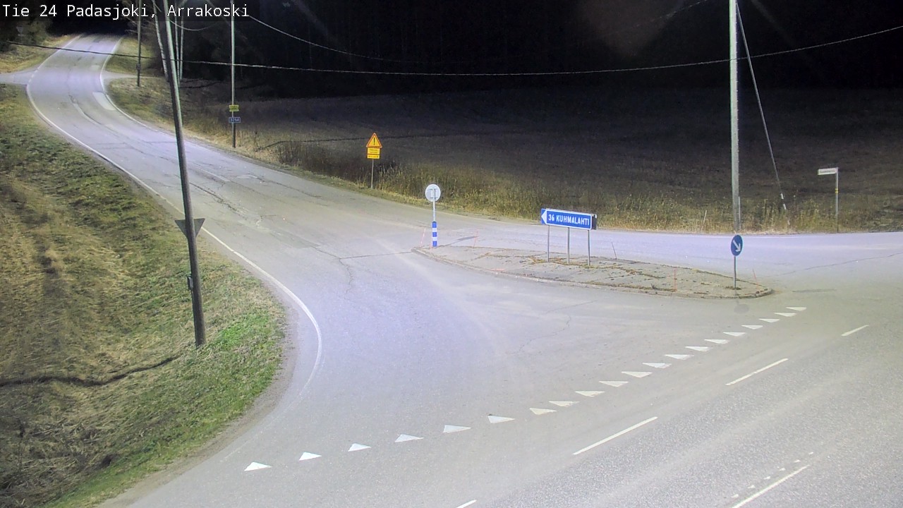 Weather Camera Image Road 24 Padasjoki, Arrakoski, Padasjoki, Päijät-Häme