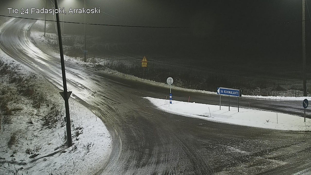 Weather Camera Image Väg 24 Padasjoki, Arrakoski, Padasjoki, Päijät-Häme