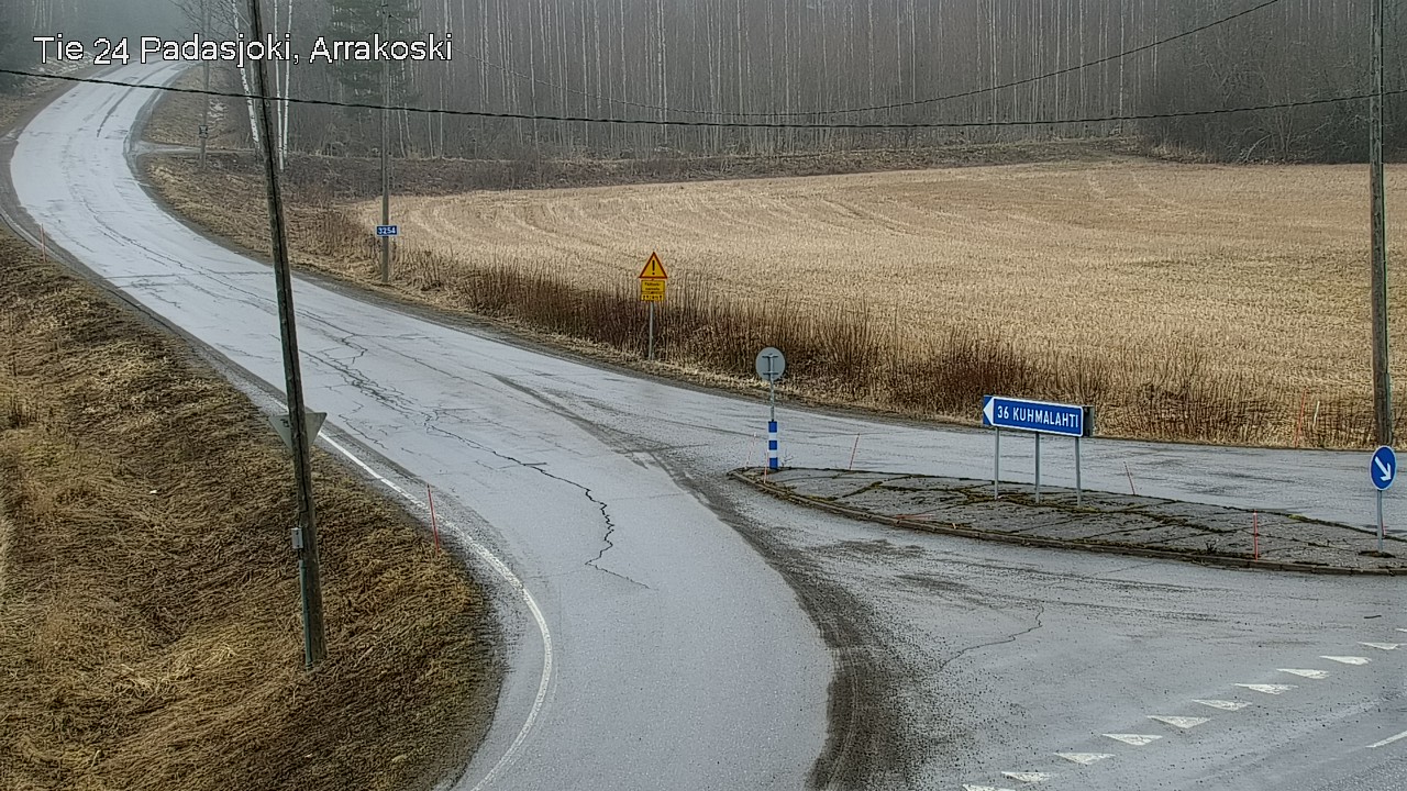 Weather Camera Image Road 24 Padasjoki, Arrakoski, Padasjoki, Päijät-Häme