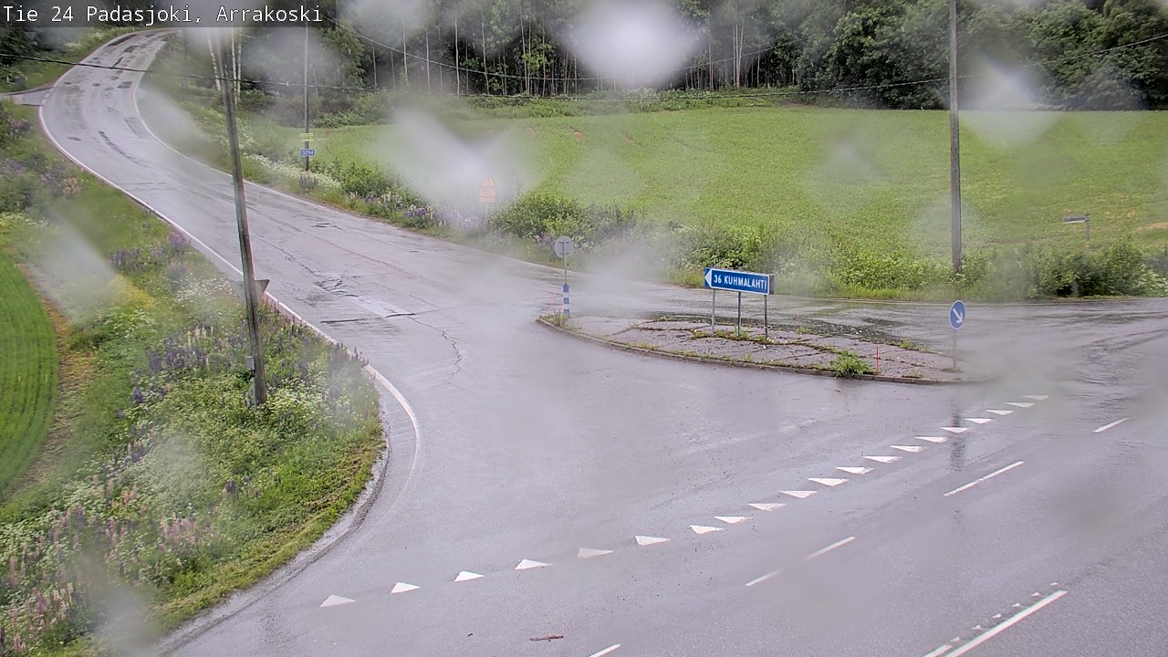 Weather Camera Image Väg 24 Padasjoki, Arrakoski, Padasjoki, Päijät-Häme