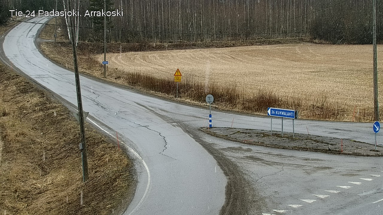 Weather Camera Image Road 24 Padasjoki, Arrakoski, Padasjoki, Päijät-Häme