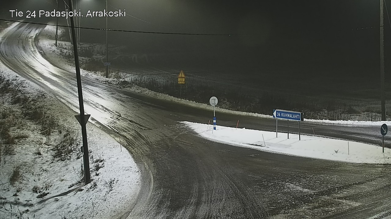 Weather Camera Image Väg 24 Padasjoki, Arrakoski, Padasjoki, Päijät-Häme