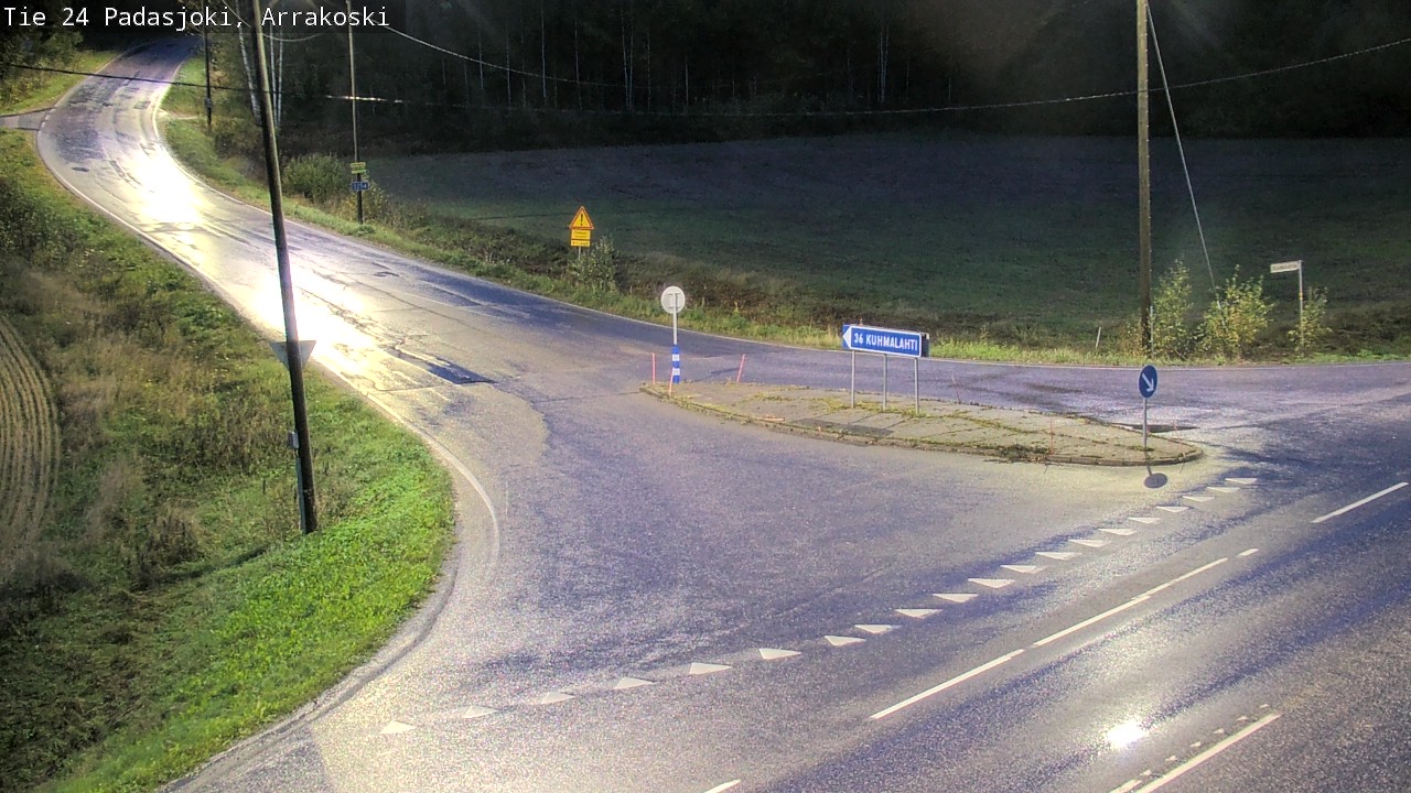 Weather Camera Image Road 24 Padasjoki, Arrakoski, Padasjoki, Päijät-Häme