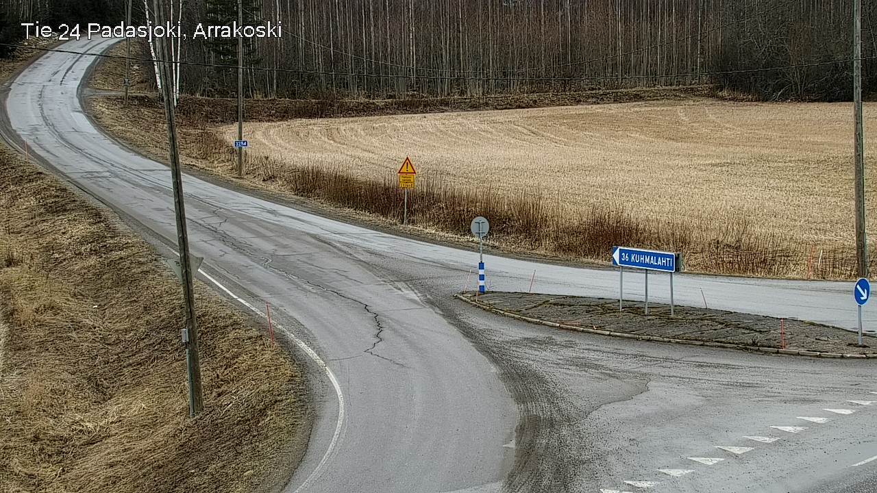 Weather Camera Image Road 24 Padasjoki, Arrakoski, Padasjoki, Päijät-Häme