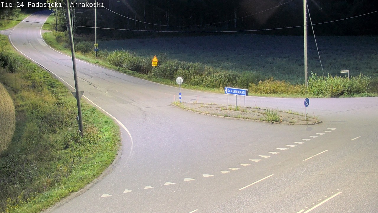 Weather Camera Image Väg 24 Padasjoki, Arrakoski, Padasjoki, Päijät-Häme