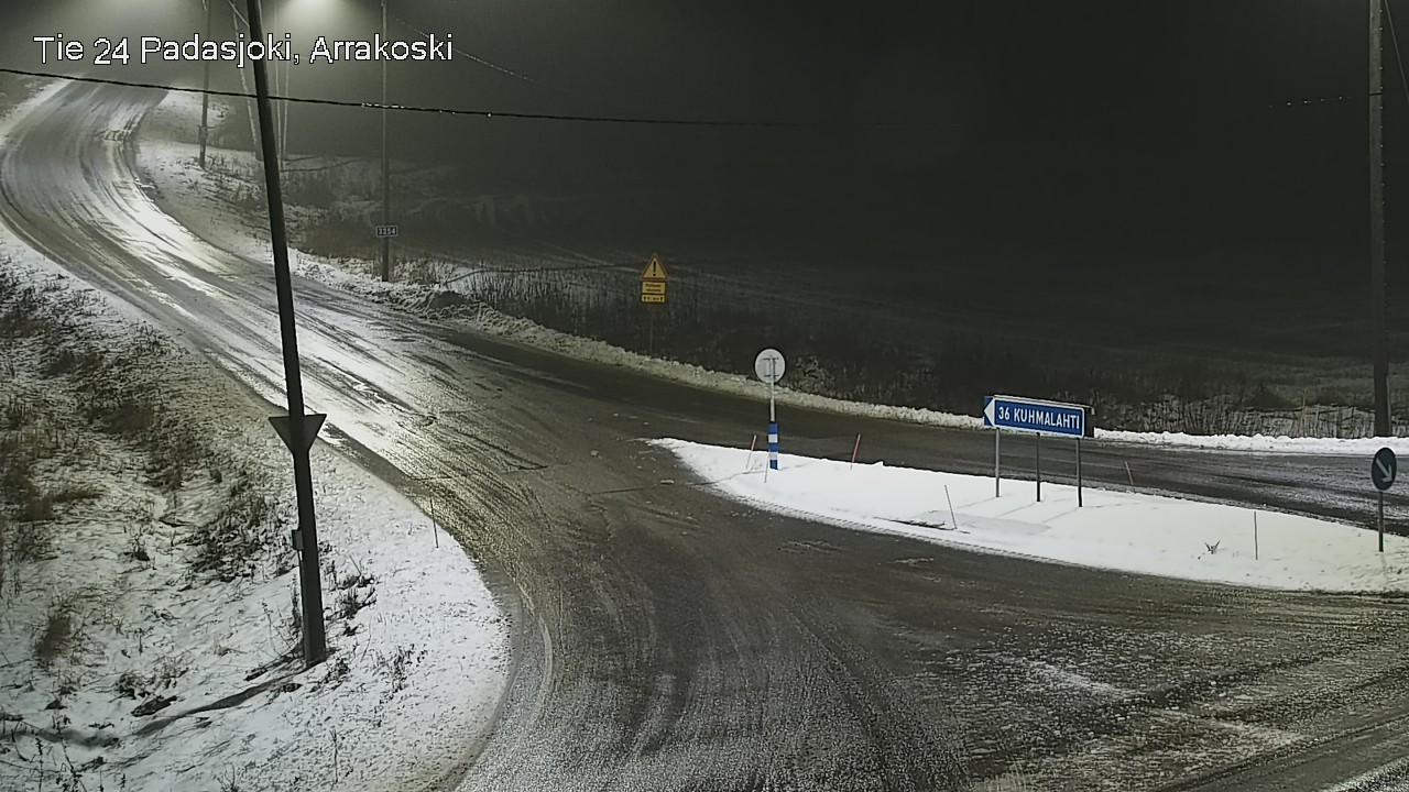 Weather Camera Image Väg 24 Padasjoki, Arrakoski, Padasjoki, Päijät-Häme
