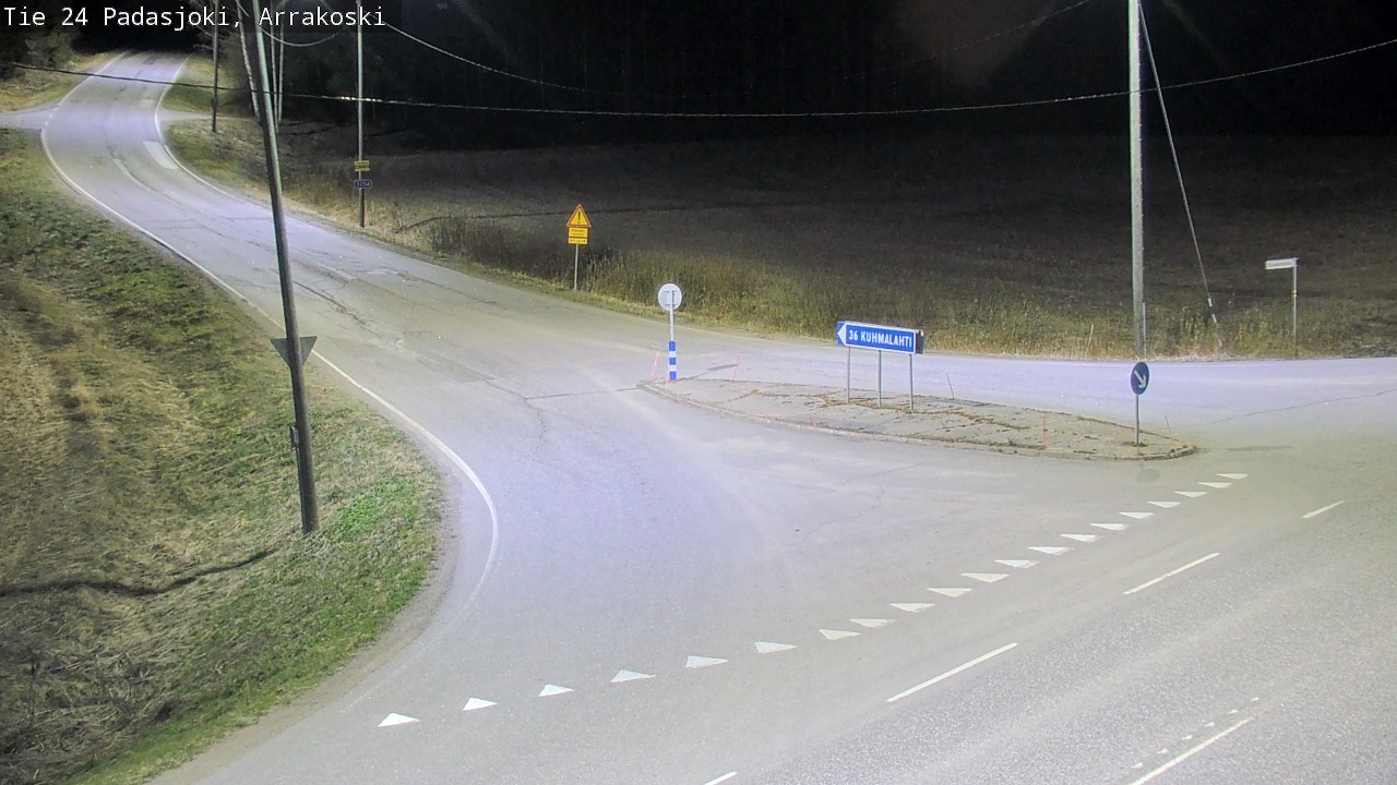 Weather Camera Image Road 24 Padasjoki, Arrakoski, Padasjoki, Päijät-Häme