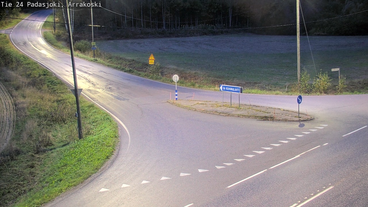 Weather Camera Image Road 24 Padasjoki, Arrakoski, Padasjoki, Päijät-Häme