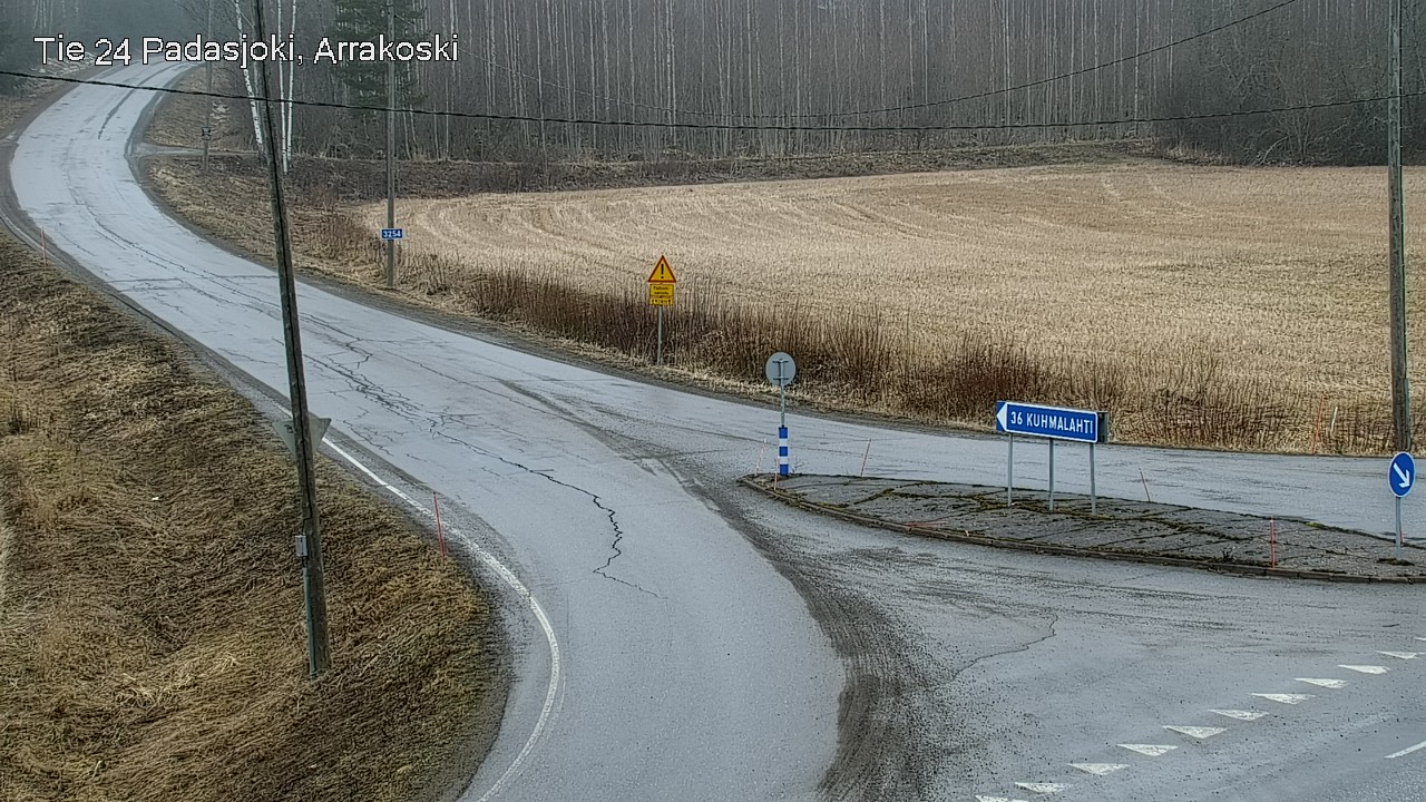 Weather Camera Image Road 24 Padasjoki, Arrakoski, Padasjoki, Päijät-Häme