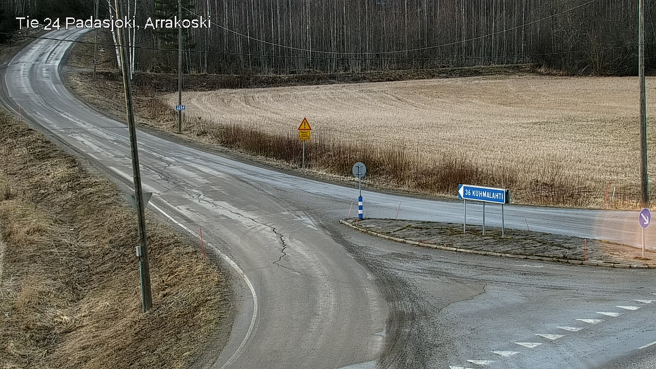 Weather Camera Image Väg 24 Padasjoki, Arrakoski, Padasjoki, Päijät-Häme