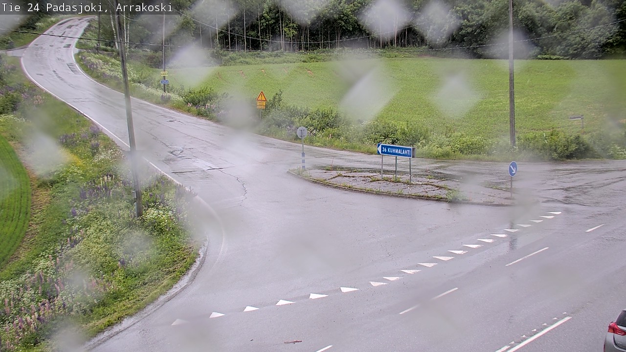 Weather Camera Image Väg 24 Padasjoki, Arrakoski, Padasjoki, Päijät-Häme