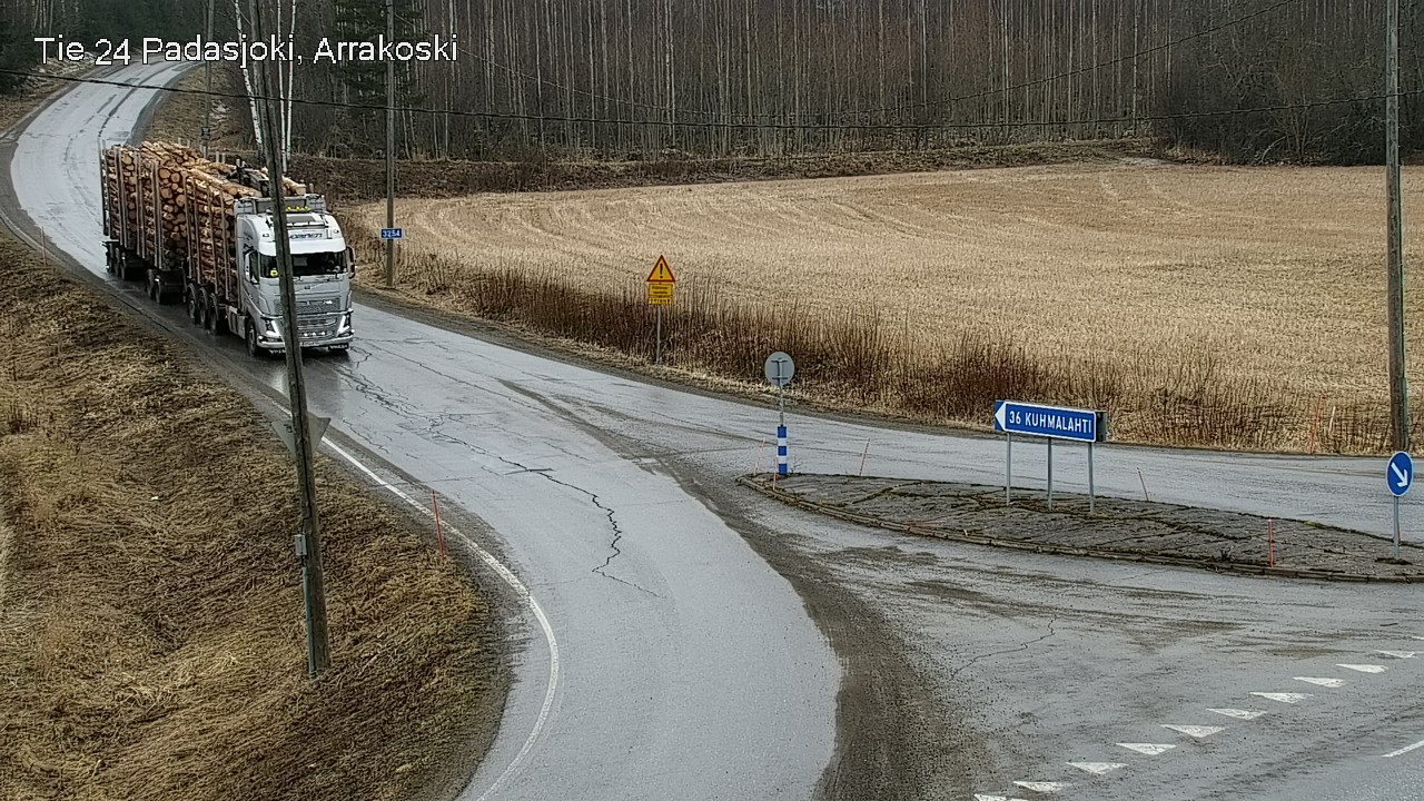Weather Camera Image Road 24 Padasjoki, Arrakoski, Padasjoki, Päijät-Häme