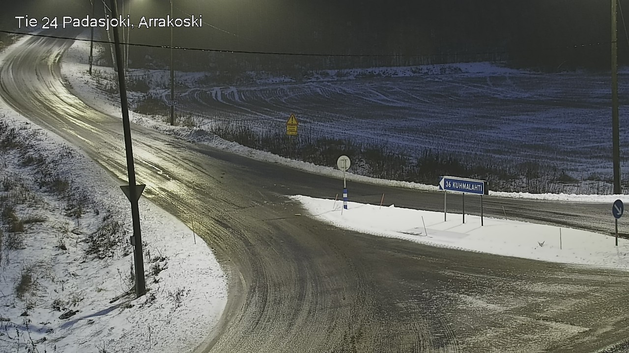 Weather Camera Image Väg 24 Padasjoki, Arrakoski, Padasjoki, Päijät-Häme
