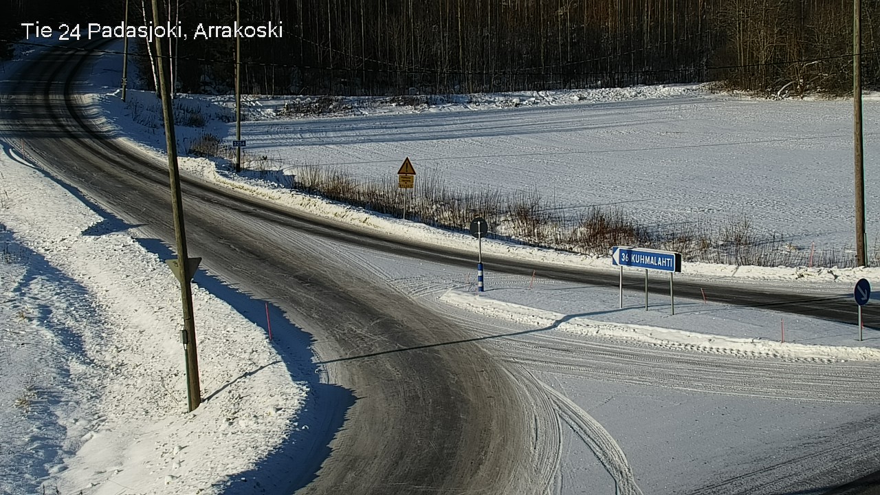 Weather Camera Image Road 24 Padasjoki, Arrakoski, Padasjoki, Päijät-Häme