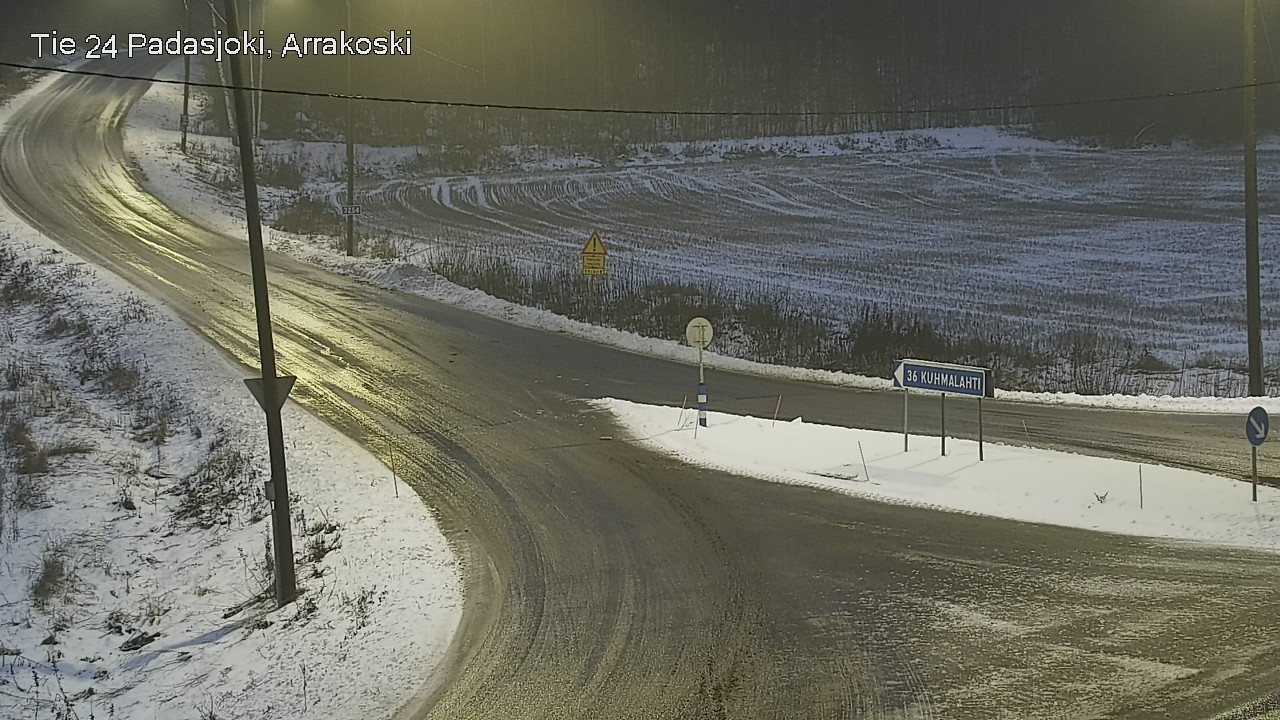 Weather Camera Image Väg 24 Padasjoki, Arrakoski, Padasjoki, Päijät-Häme