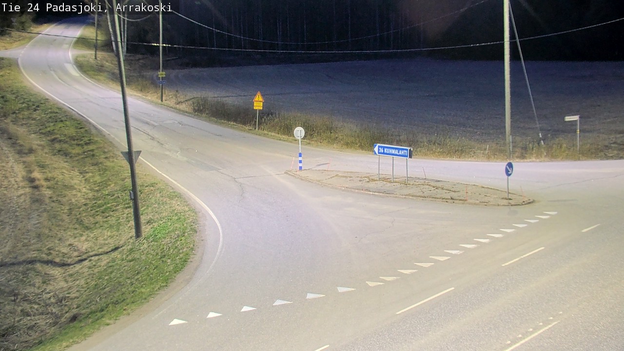 Weather Camera Image Road 24 Padasjoki, Arrakoski, Padasjoki, Päijät-Häme