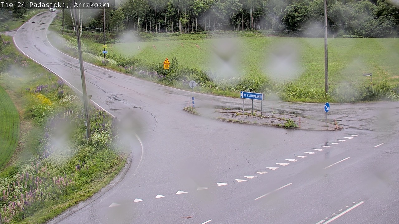 Weather Camera Image Väg 24 Padasjoki, Arrakoski, Padasjoki, Päijät-Häme