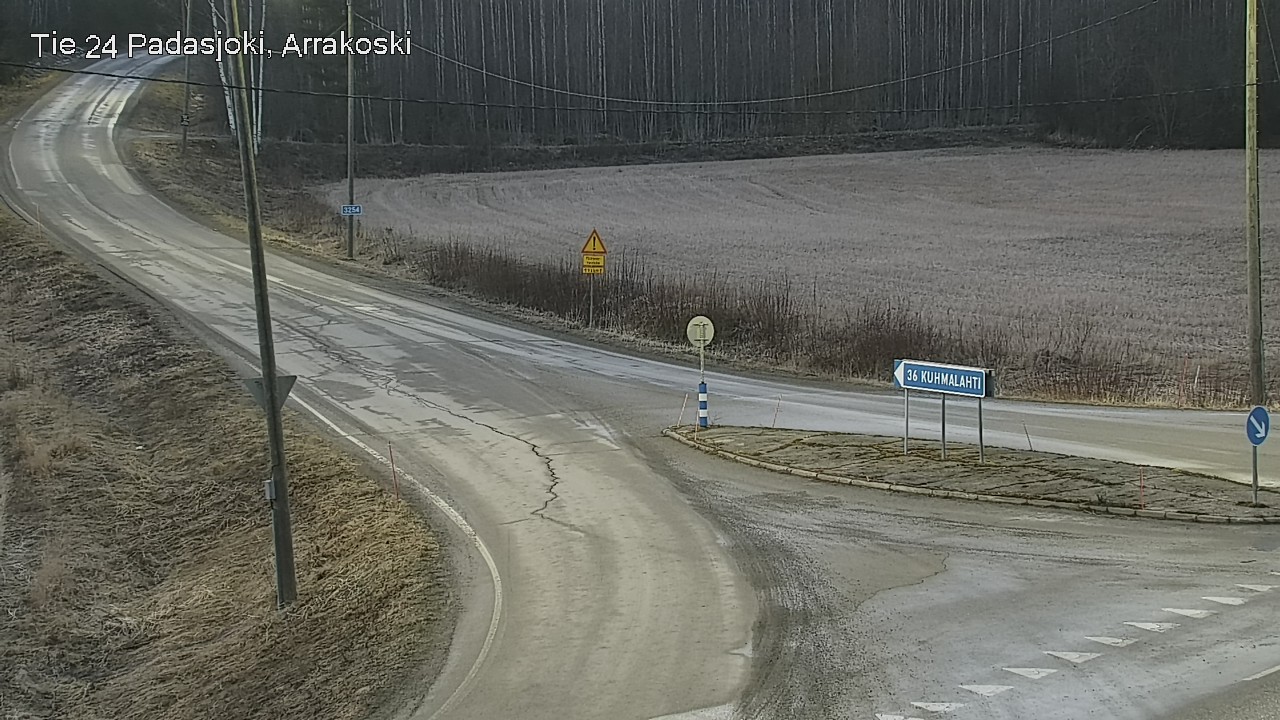 Weather Camera Image Väg 24 Padasjoki, Arrakoski, Padasjoki, Päijät-Häme