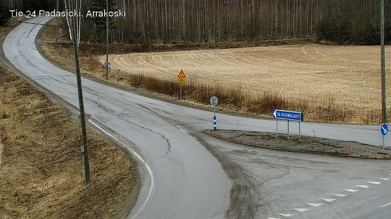 Weather Camera Image Road 24 Padasjoki, Arrakoski, Padasjoki, Päijät-Häme