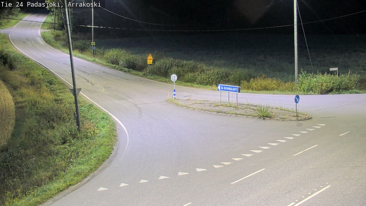 Weather Camera Image Väg 24 Padasjoki, Arrakoski, Padasjoki, Päijät-Häme