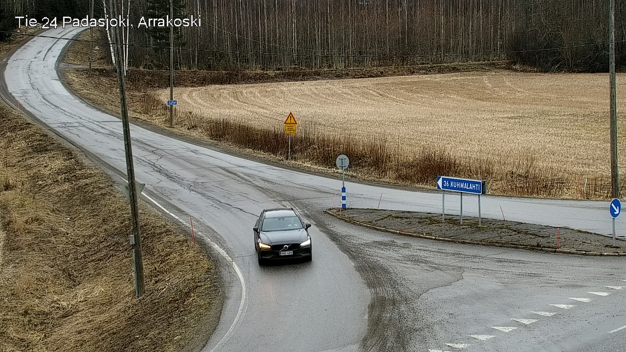 Weather Camera Image Road 24 Padasjoki, Arrakoski, Padasjoki, Päijät-Häme