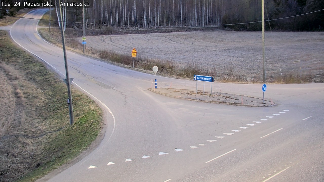 Weather Camera Image Road 24 Padasjoki, Arrakoski, Padasjoki, Päijät-Häme