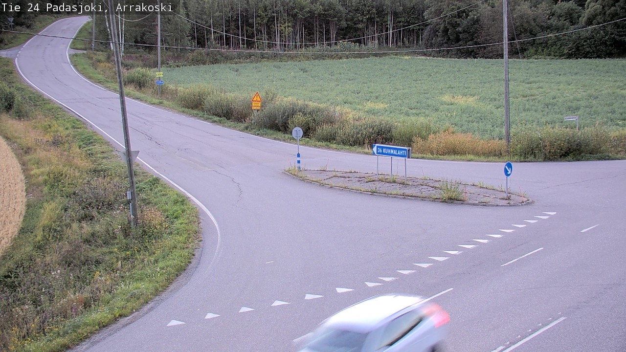 Weather Camera Image Väg 24 Padasjoki, Arrakoski, Padasjoki, Päijät-Häme