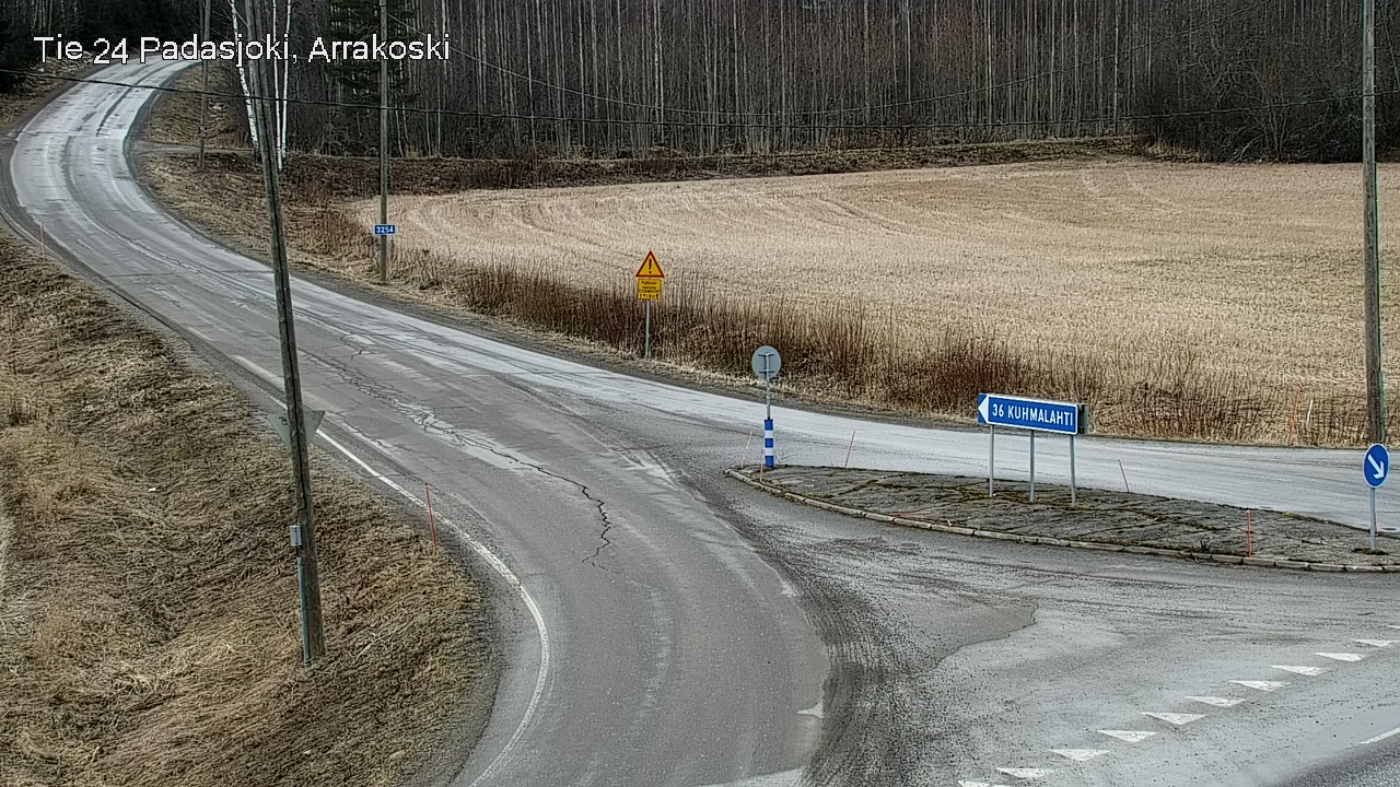 Weather Camera Image Road 24 Padasjoki, Arrakoski, Padasjoki, Päijät-Häme