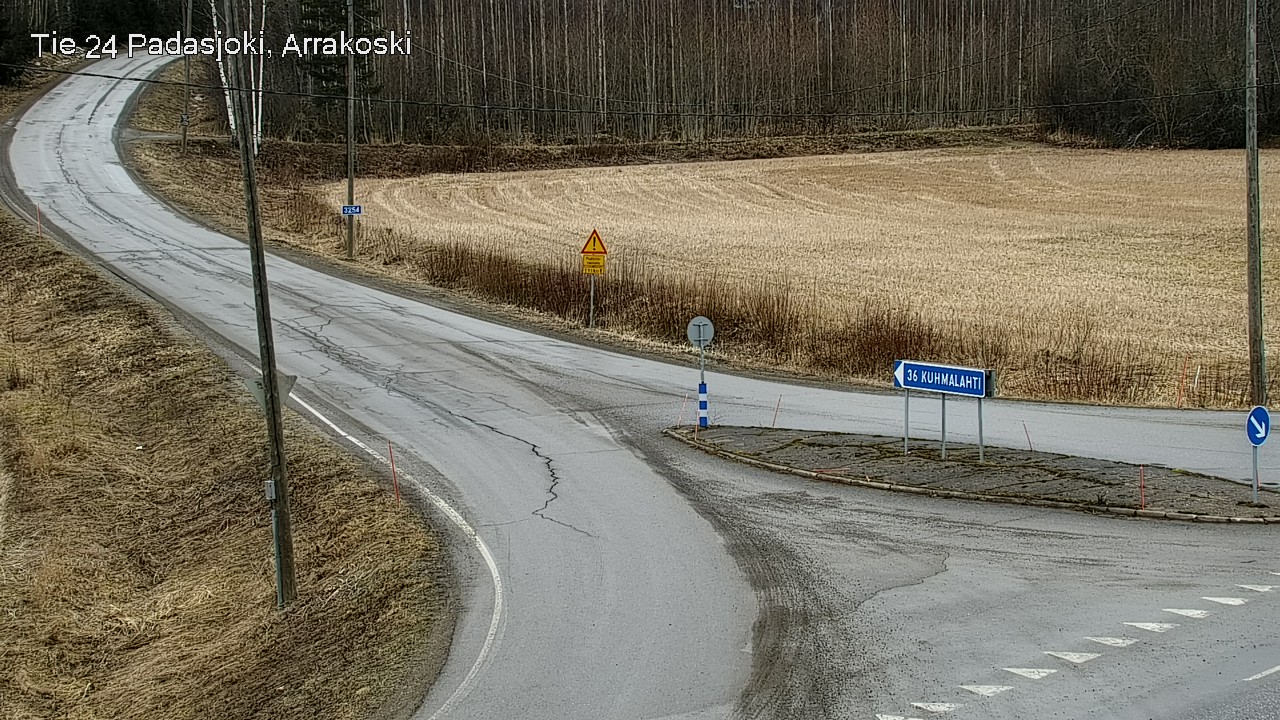Weather Camera Image Road 24 Padasjoki, Arrakoski, Padasjoki, Päijät-Häme