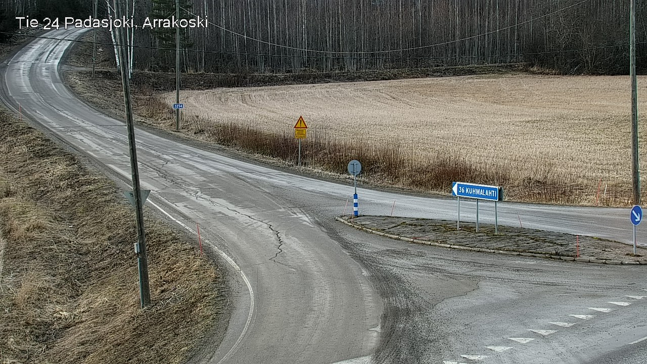 Weather Camera Image Väg 24 Padasjoki, Arrakoski, Padasjoki, Päijät-Häme
