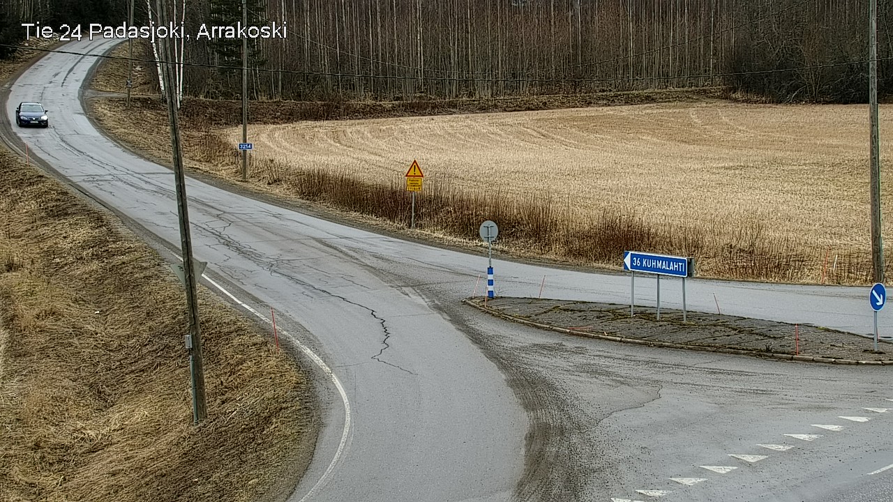 Weather Camera Image Road 24 Padasjoki, Arrakoski, Padasjoki, Päijät-Häme