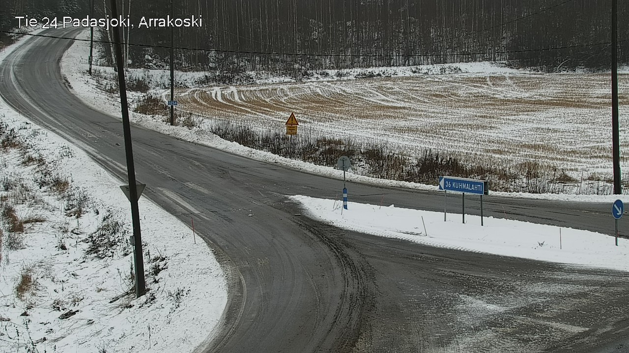 Weather Camera Image Väg 24 Padasjoki, Arrakoski, Padasjoki, Päijät-Häme