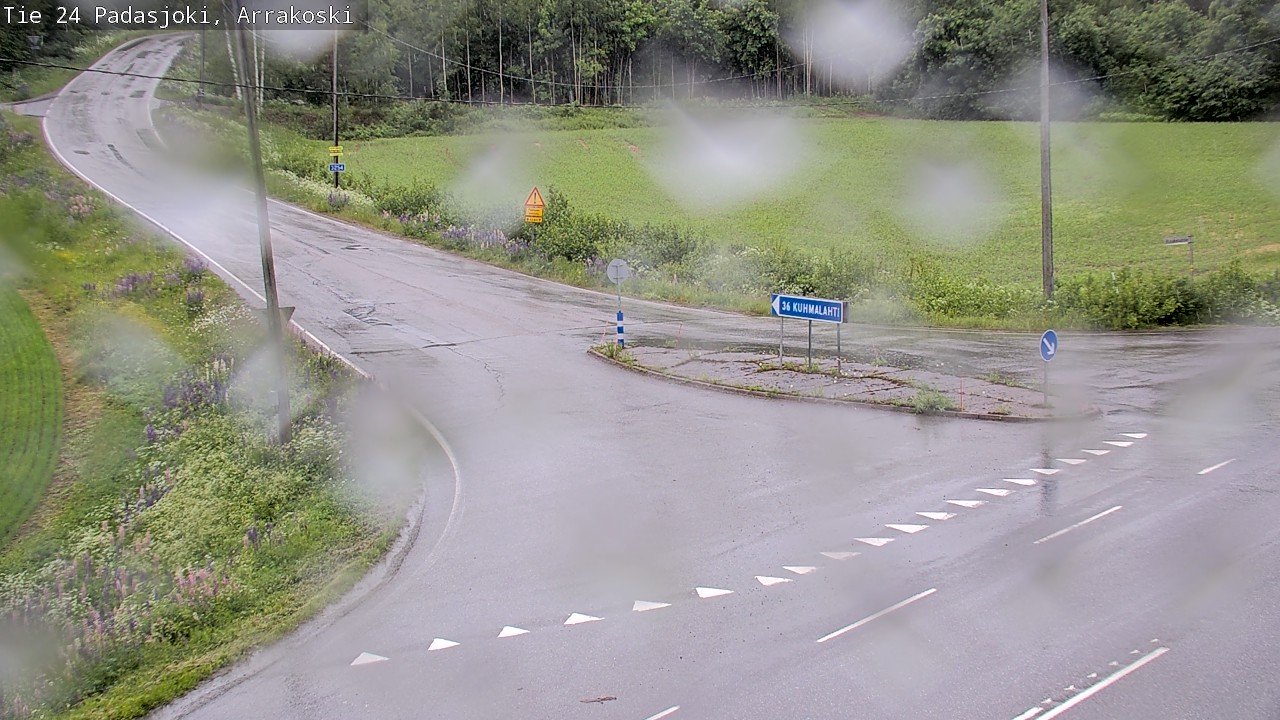 Weather Camera Image Väg 24 Padasjoki, Arrakoski, Padasjoki, Päijät-Häme