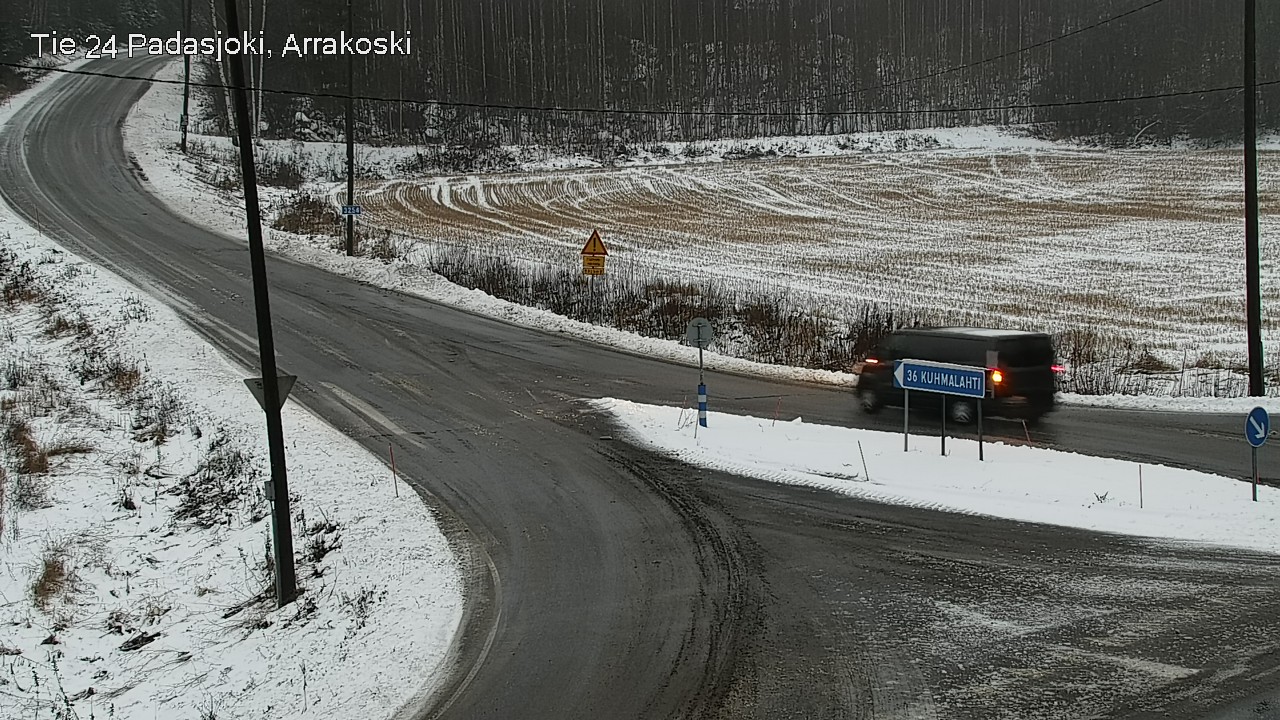 Weather Camera Image Väg 24 Padasjoki, Arrakoski, Padasjoki, Päijät-Häme