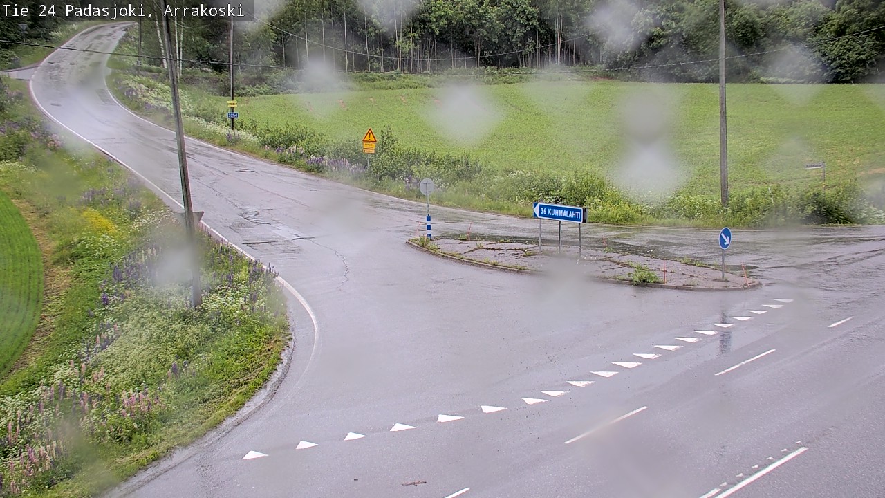Weather Camera Image Väg 24 Padasjoki, Arrakoski, Padasjoki, Päijät-Häme