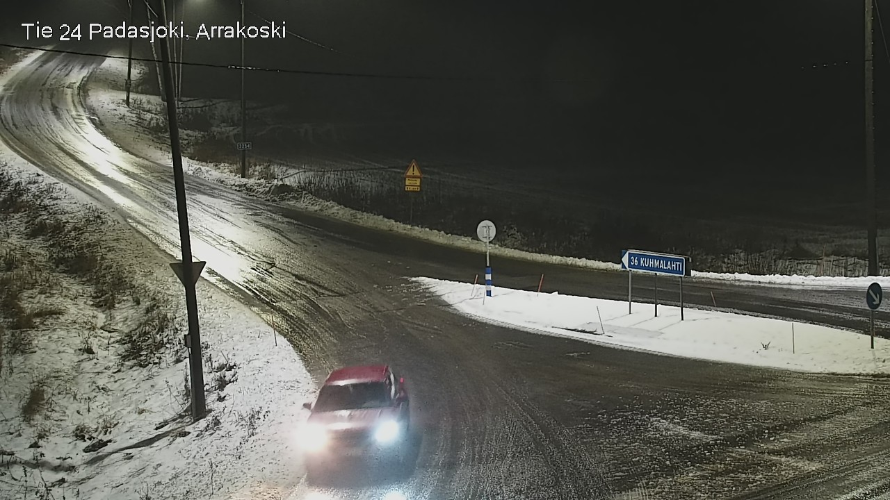 Weather Camera Image Väg 24 Padasjoki, Arrakoski, Padasjoki, Päijät-Häme