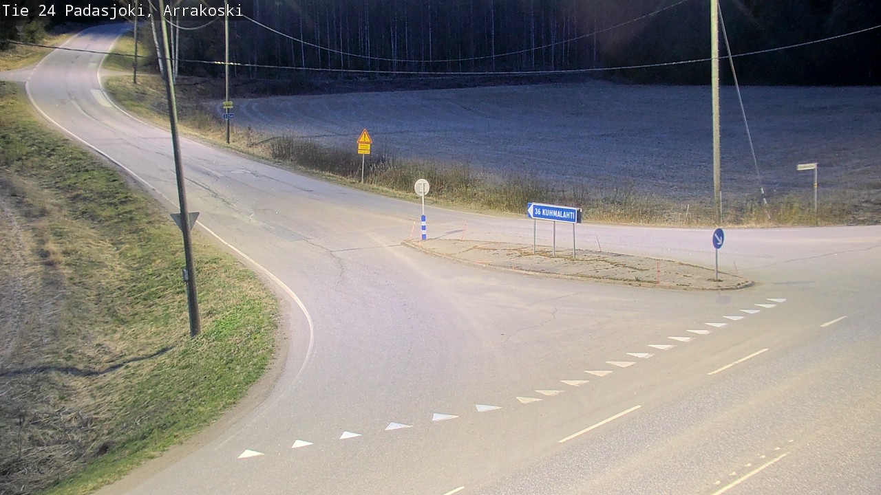 Weather Camera Image Road 24 Padasjoki, Arrakoski, Padasjoki, Päijät-Häme