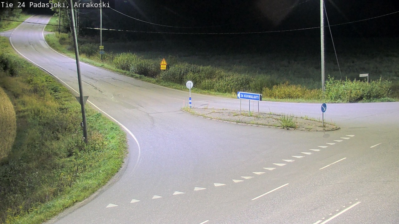 Weather Camera Image Väg 24 Padasjoki, Arrakoski, Padasjoki, Päijät-Häme