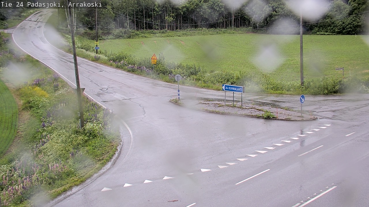 Weather Camera Image Väg 24 Padasjoki, Arrakoski, Padasjoki, Päijät-Häme